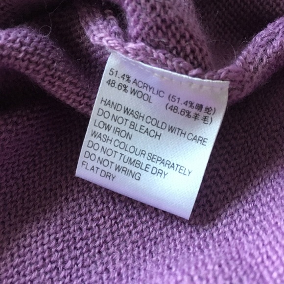 NWT Retro Flower Wool Sweater - Picture 6 of 6